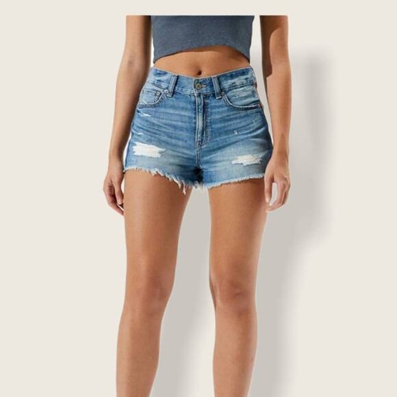 American Eagle Festival Rainbow Stripes shorts size 2 - Picture 1 of 13